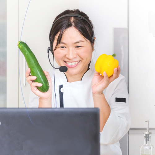 オンライン料理教室にもチャレンジできます